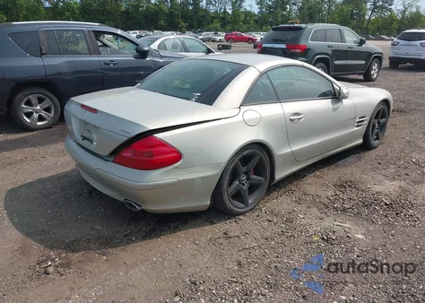 2003 Mercedes-Benz Sl 500 из США, поврежденный, VIN WDBSK75F63F013568